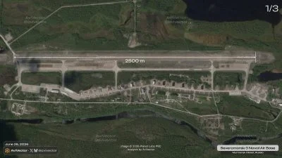 Росія подернізує авіабазу "Североморск-3" та аеропорт "Петрозаводск", - супутникові знімки