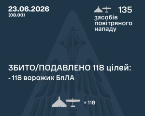 В Україні зафіксували 13 влучань дронів на 11 локаціях